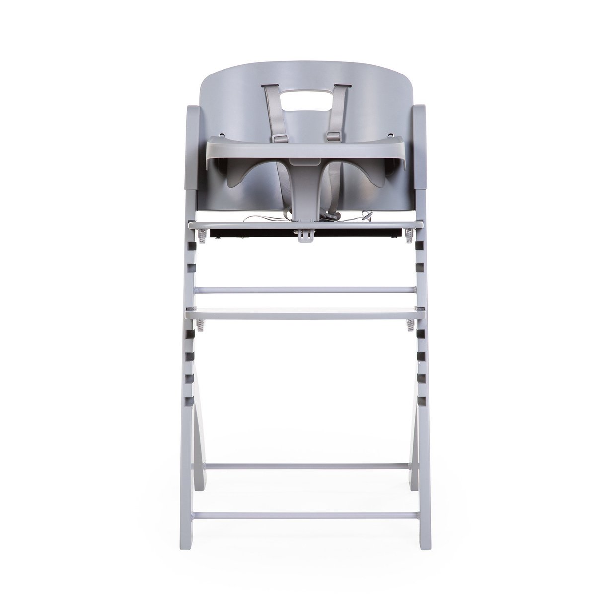 Chaise haute évolutive + tablette EVOSIT gris pierre, CHILDHOME