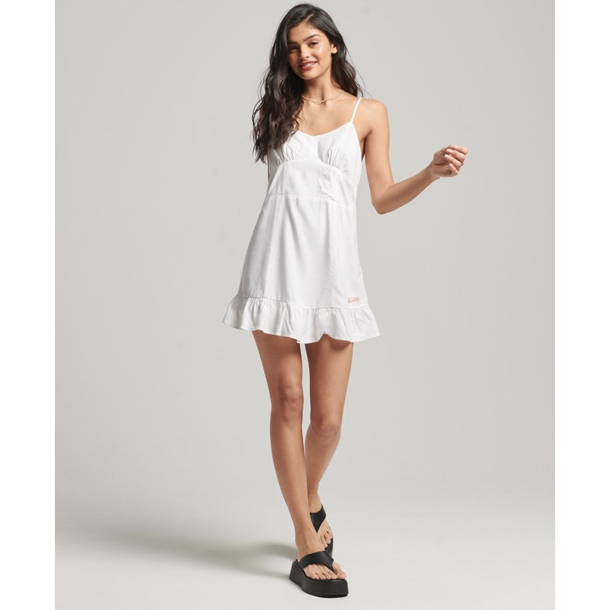 Robe courte caraco Vintage optic, SUPERDRY