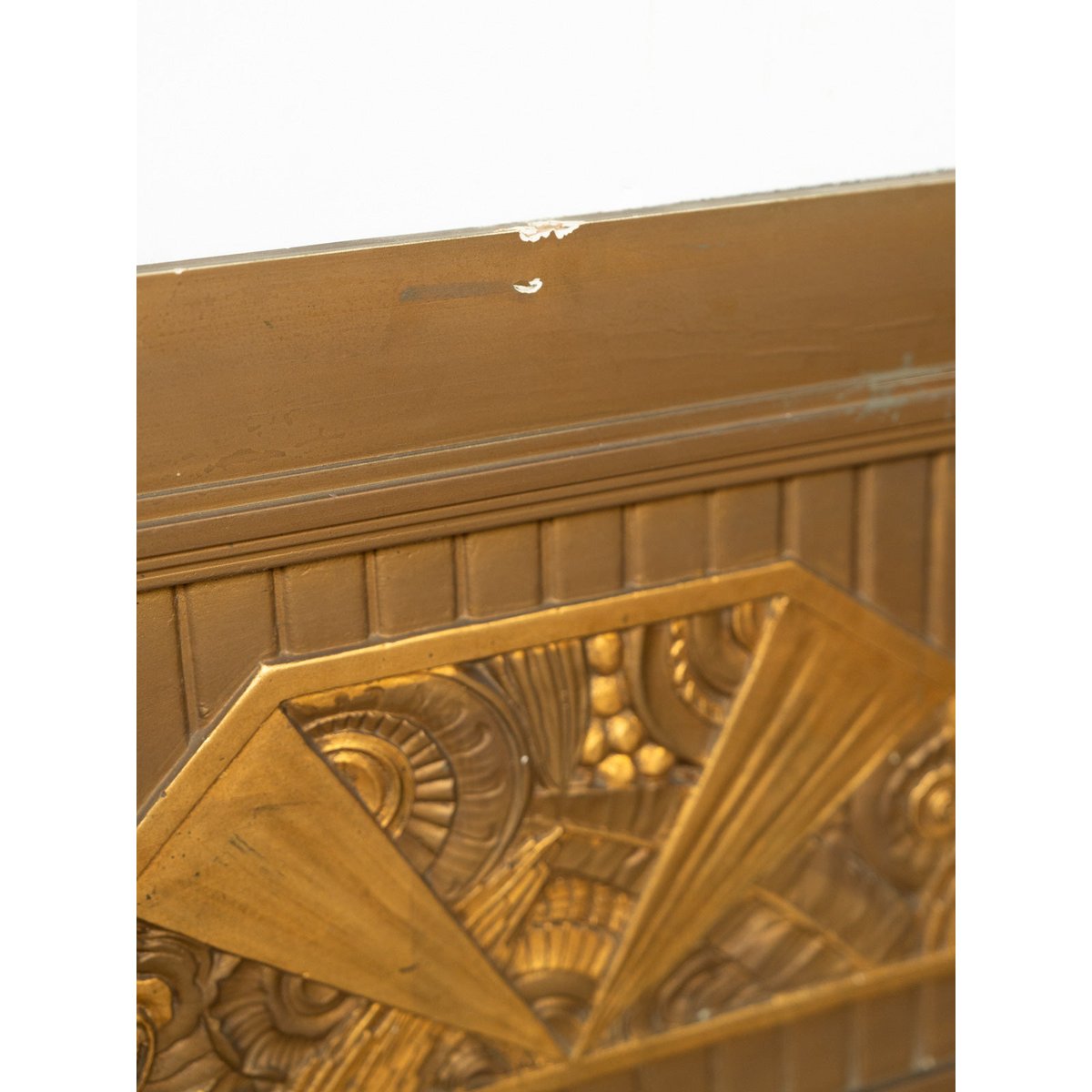 Grand miroir Art Déco en bois Georges N°1316 - Bon état marron, DEBONGOUT