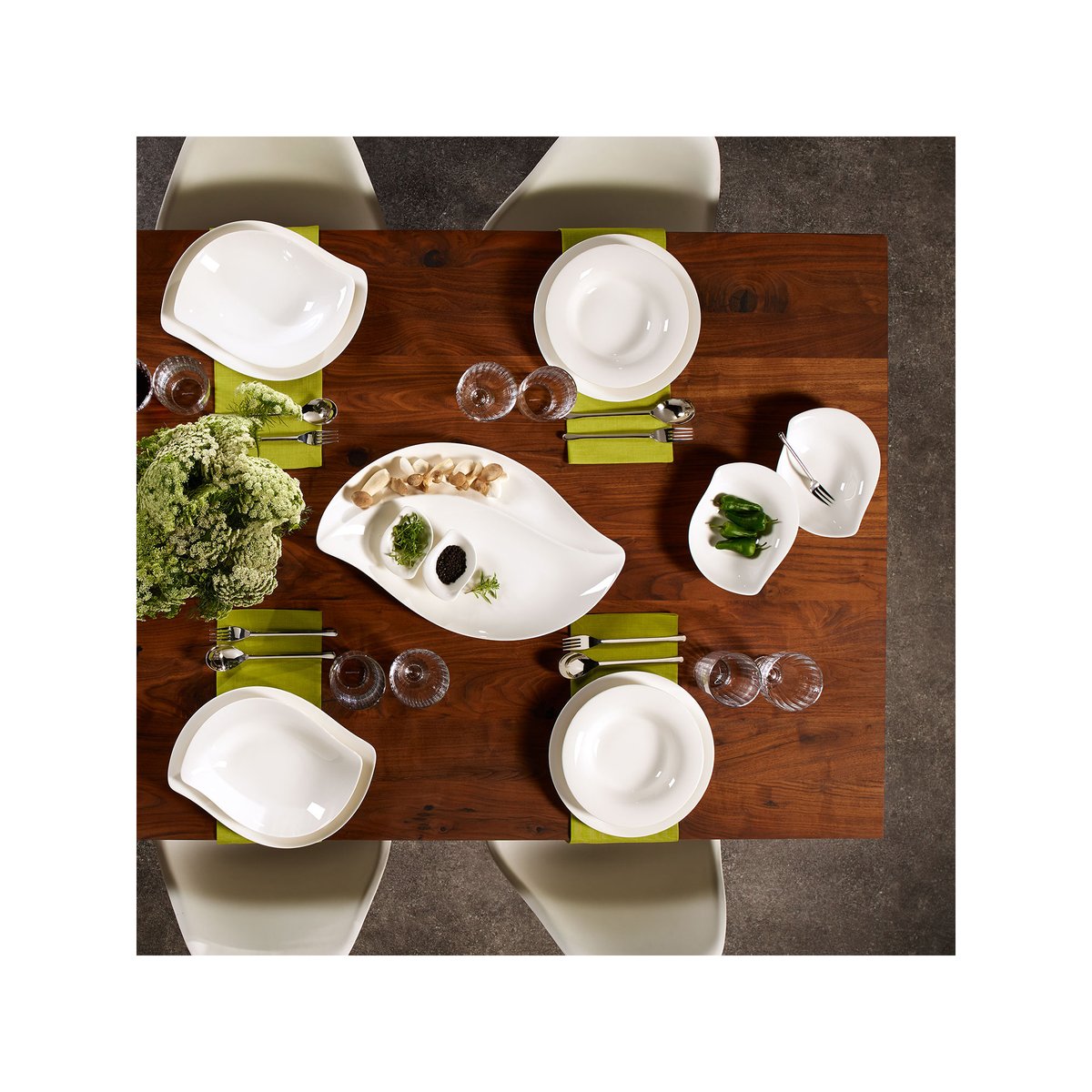Assiette Plate NEW COTTAGE blanc, VILLEROY & BOCH