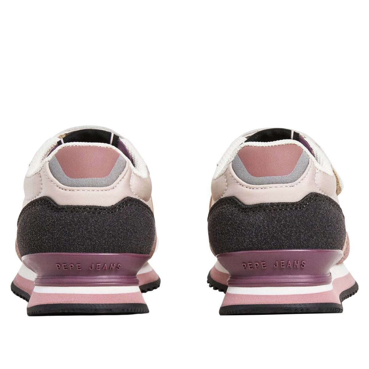 Baskets Running Avec Fermeture Velcro rose décoloré, PEPE JEANS