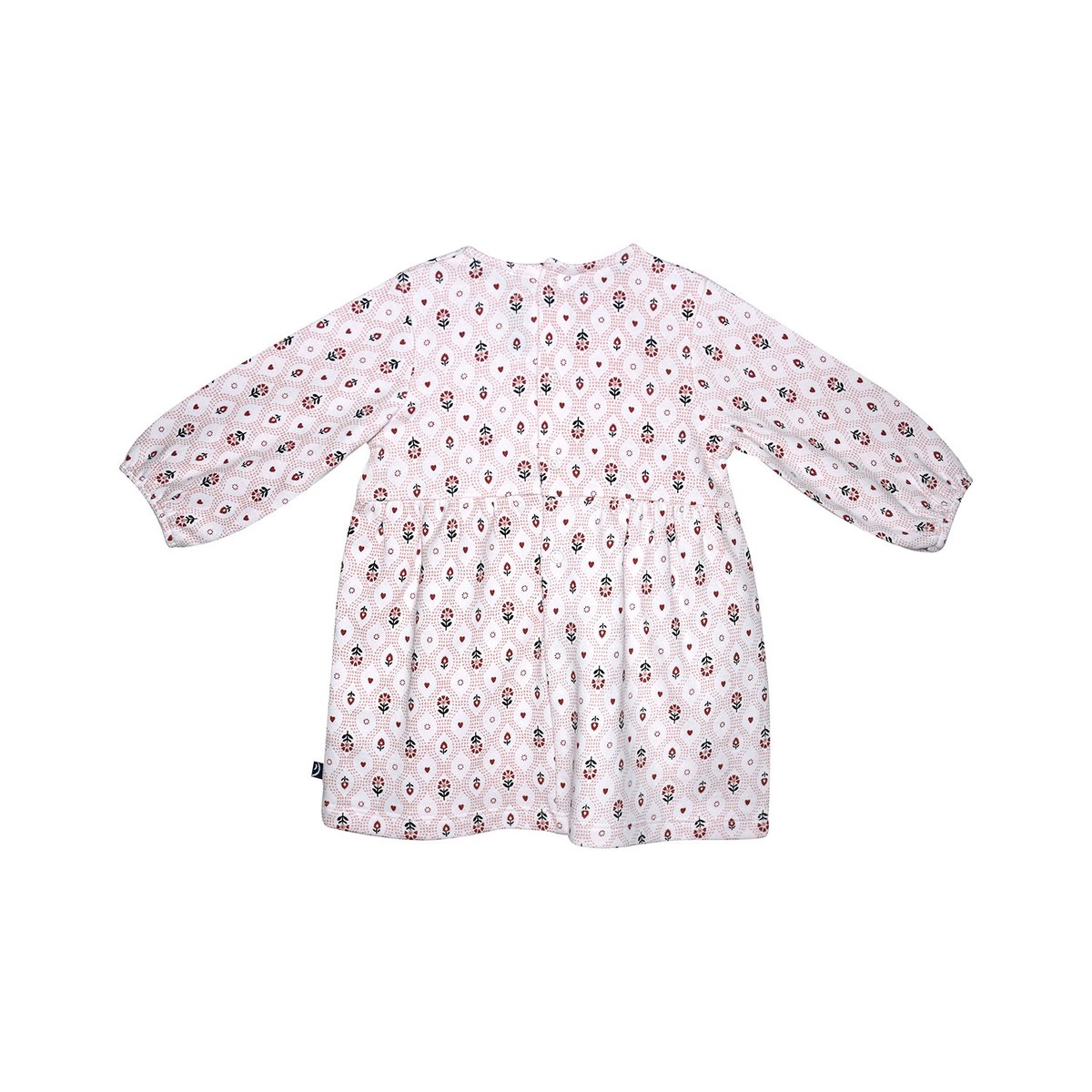 Robe gilet sans manches marguerite maille blanc, SUCRE D'ORGE