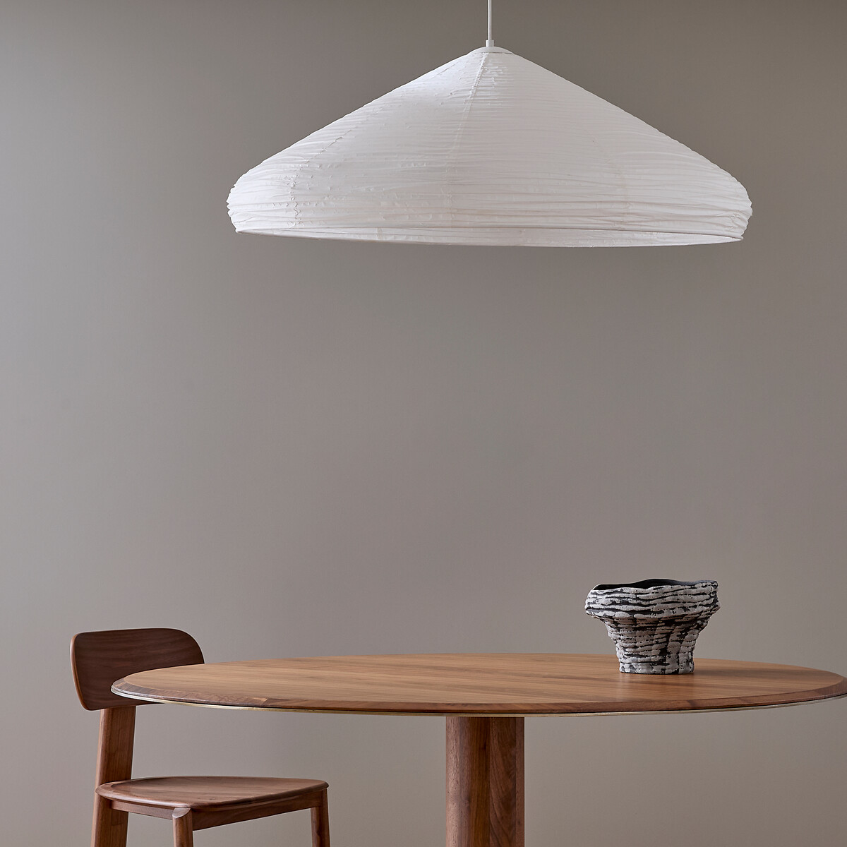 Diah Hanging Lamp in Rice Paper white, AM.PM