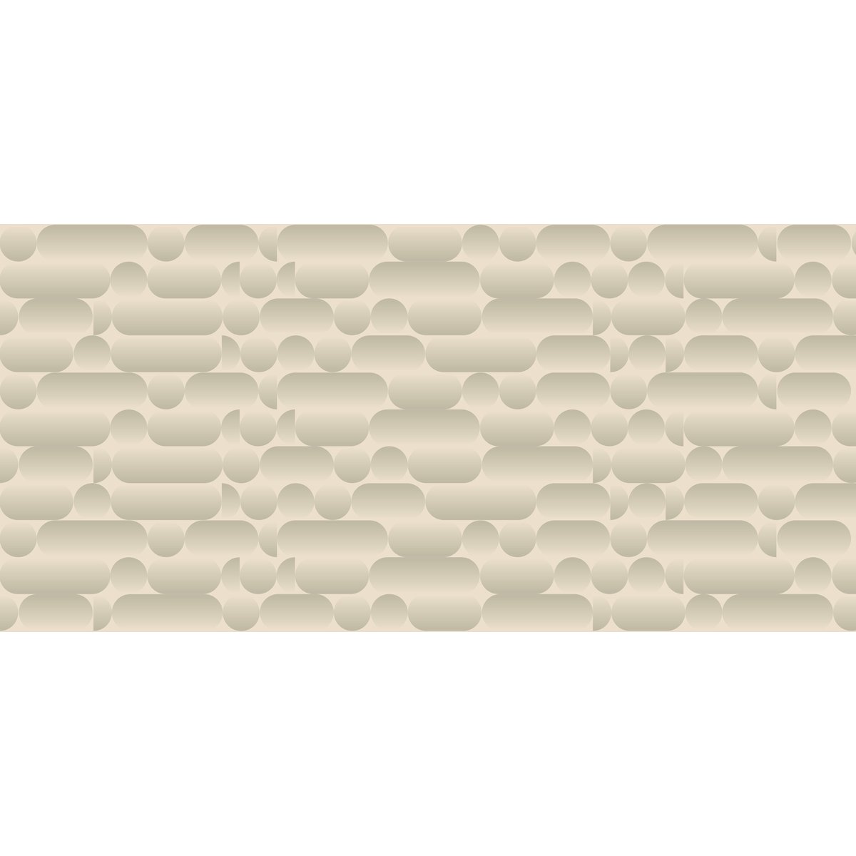 Papier peint panoramique Pulse, Gris 525 x 250cm gris, ACTE DECO