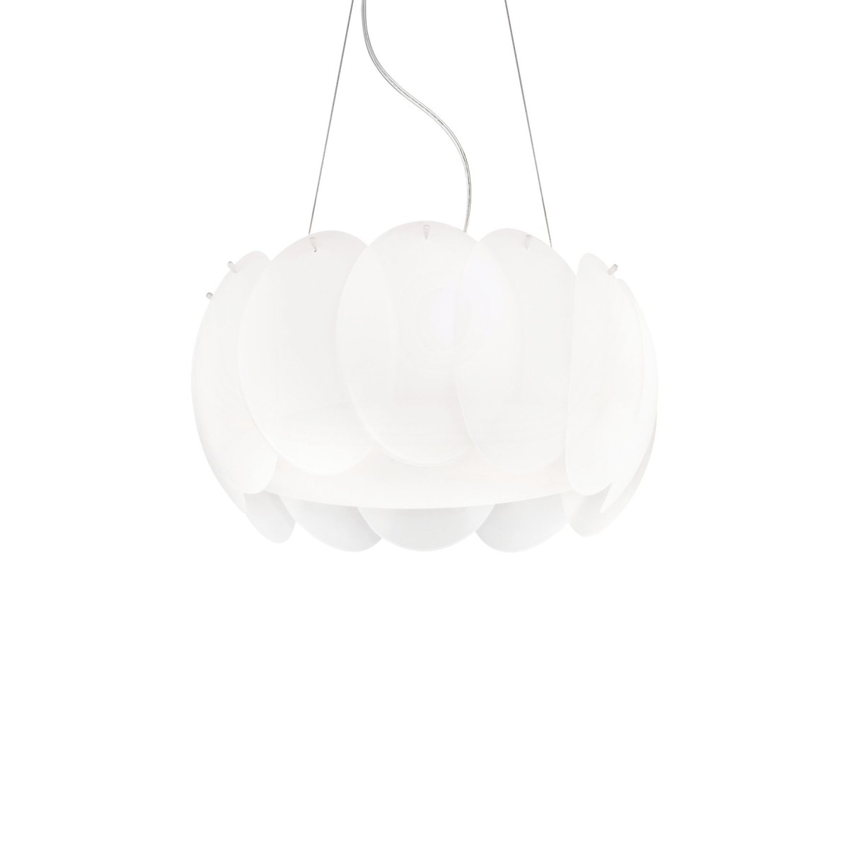 Suspension    OVALINO blanc, IDEAL LUX