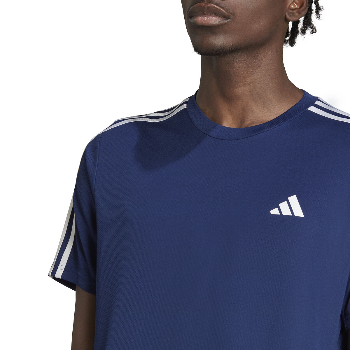 T-shirt de training Train Essentials 3-Stripes bleu marine, adidas Performance