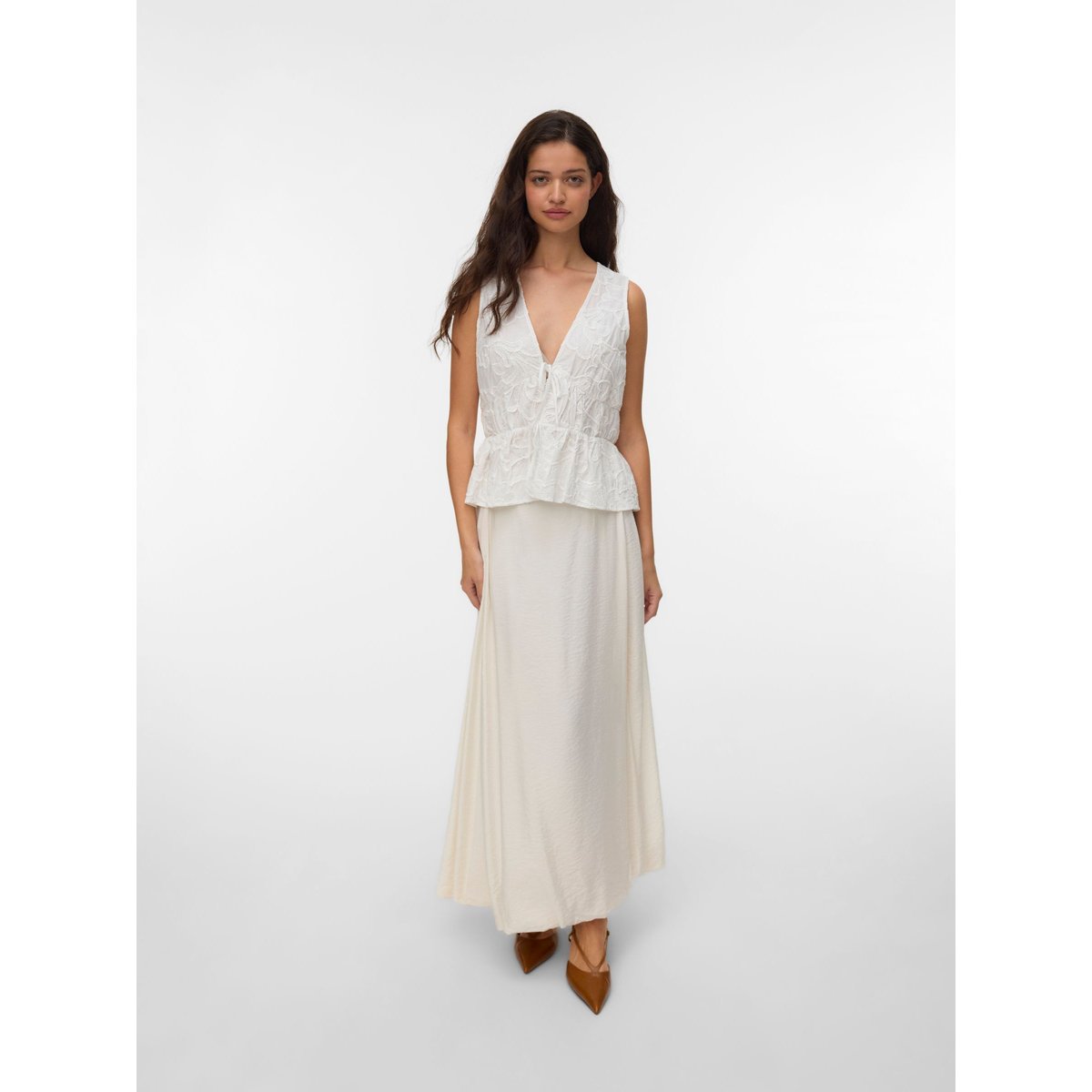 Jupe Droite snow white, VERO MODA
