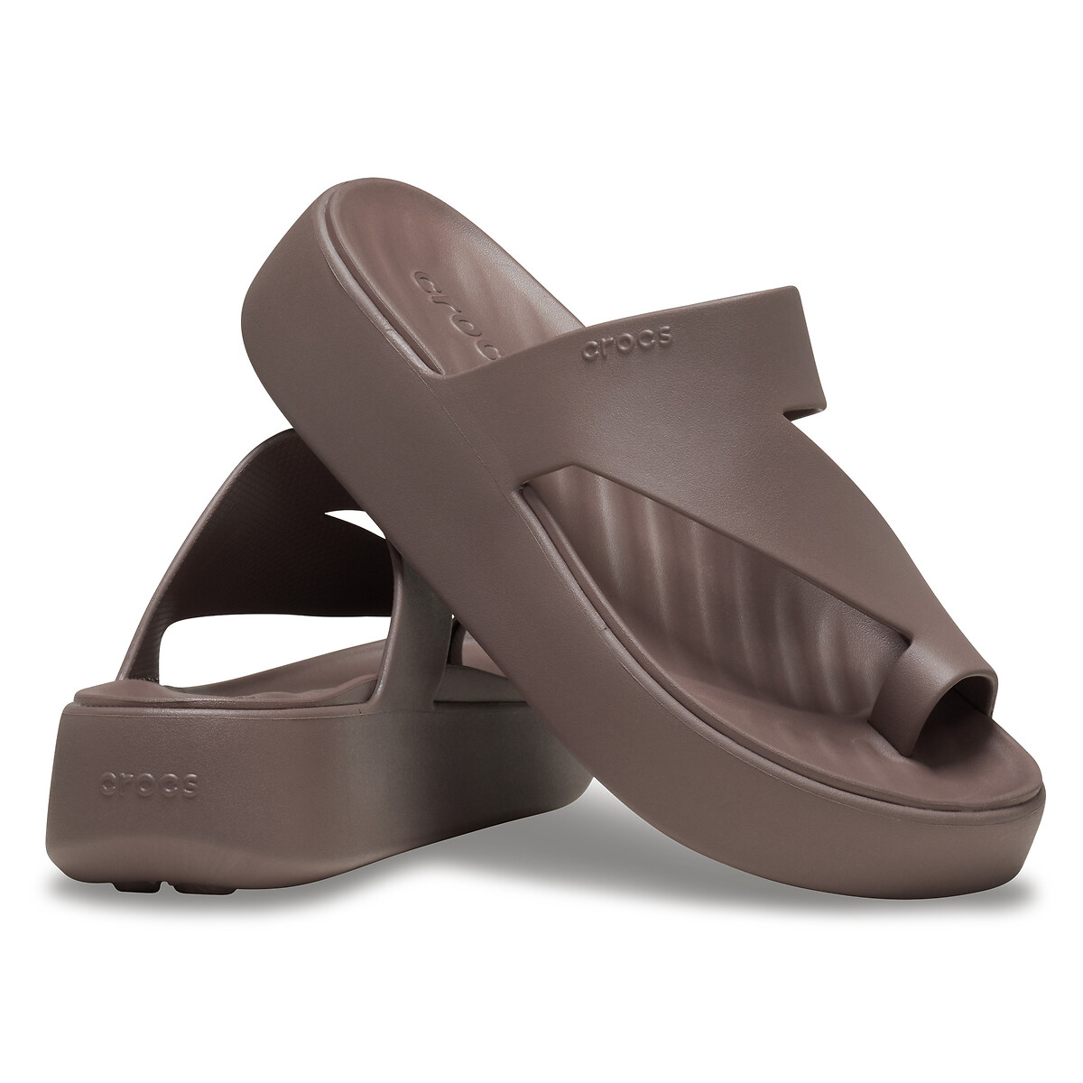 Tongs Getaway Toe Loop marron, CROCS