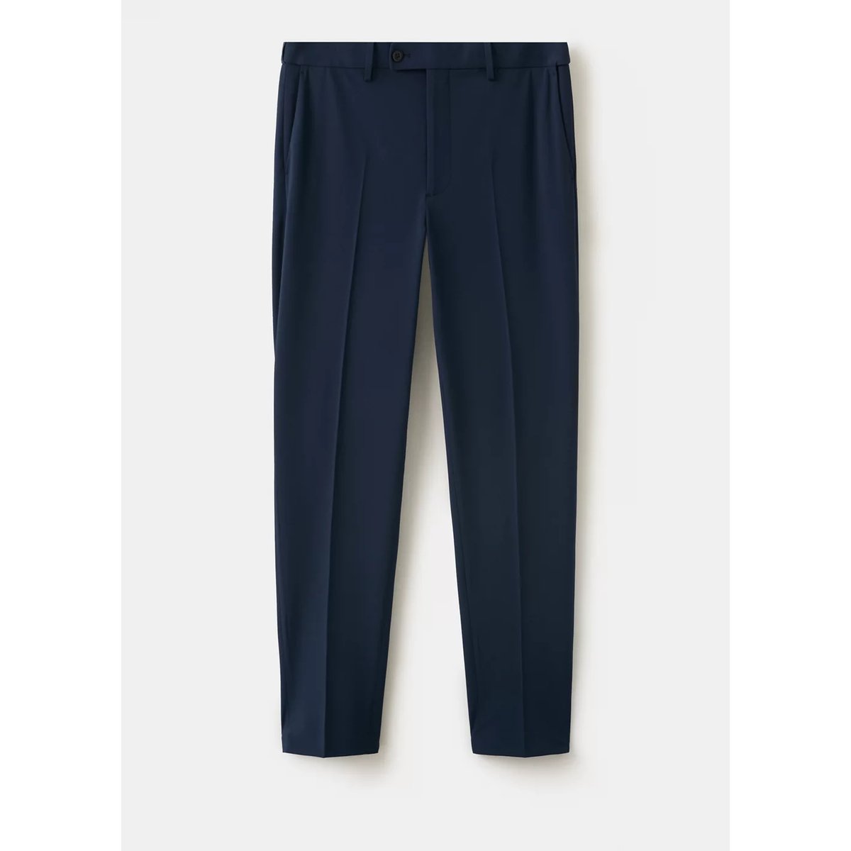 Pantalon thermorégulateur coupe slim bleu, MANGO MAN