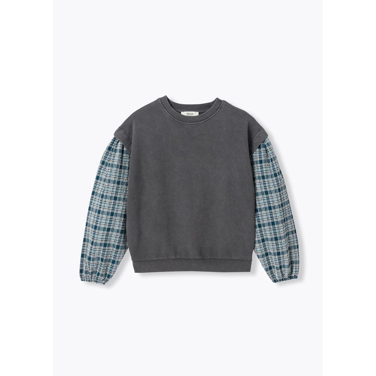 Sweat-shirt effet superposé gris, PROMOD