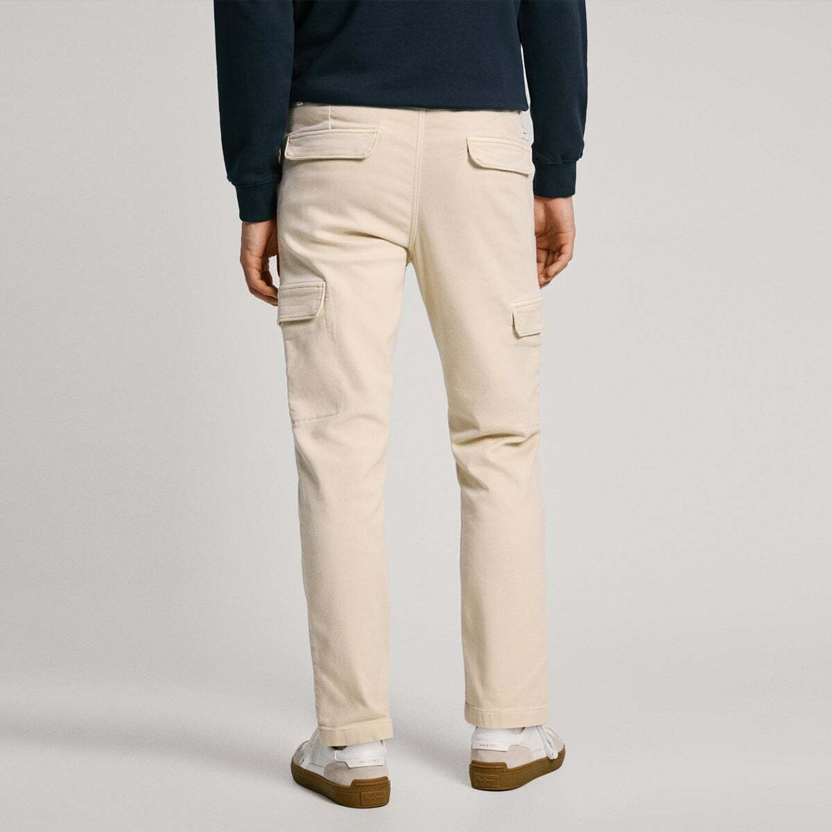 Pantalon Cargo Coupe Slim blanc ivoire, PEPE JEANS