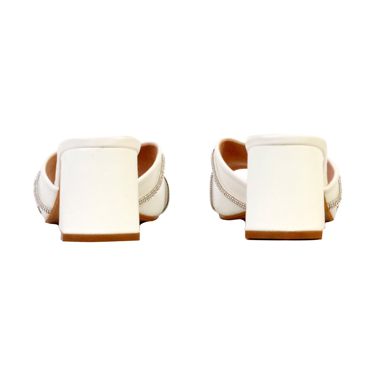 Sandales Talon à Enfiler blanc, ENZA NUCCI