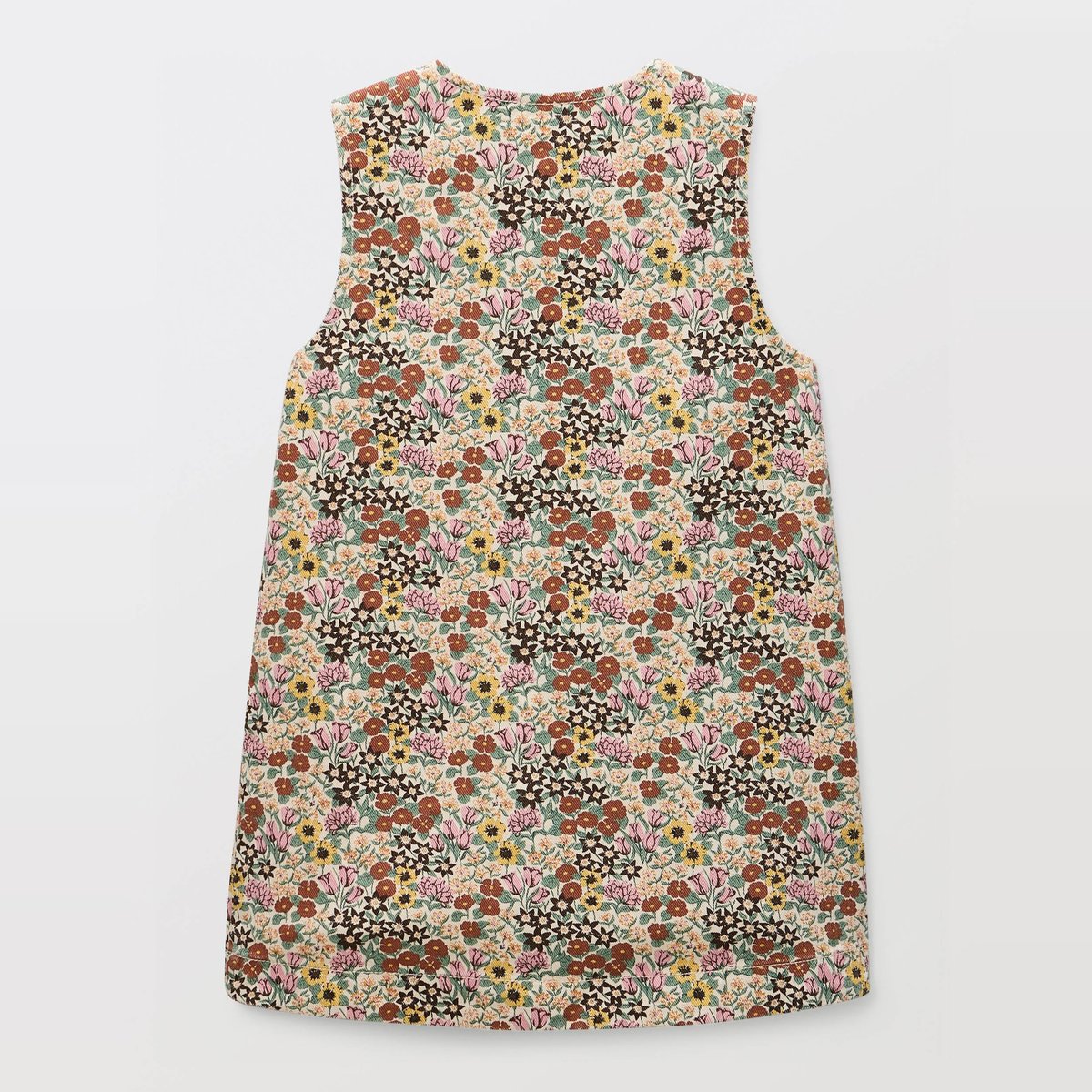 Robe twill imprimée en coton blé, MONOPRIX