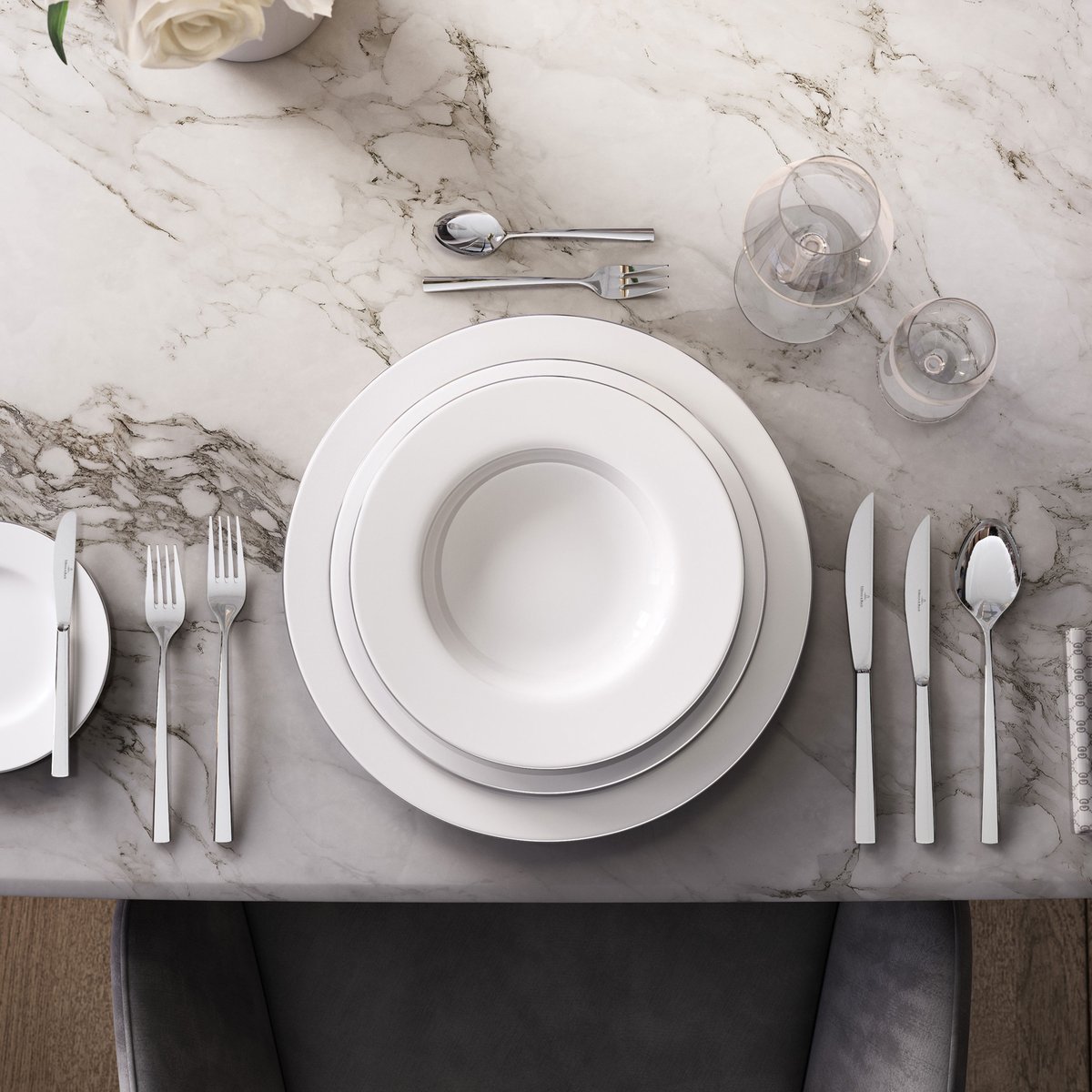 Cuillère À Café 6 Pièces PIEMONT argent/platine, VILLEROY & BOCH