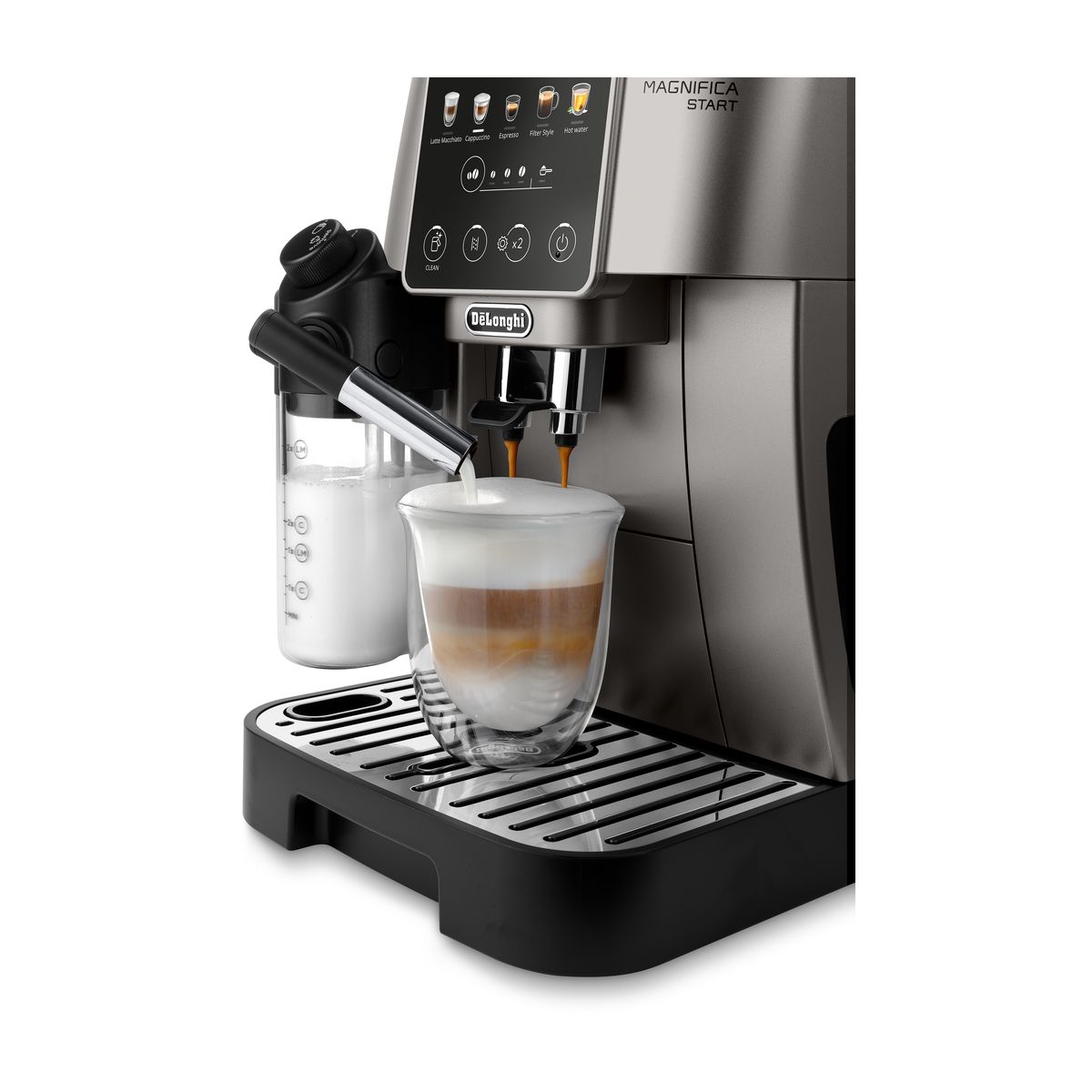 Expresso Broyeur Magnifica Start Color FEB2291.TB Titane couleur unique, DELONGHI