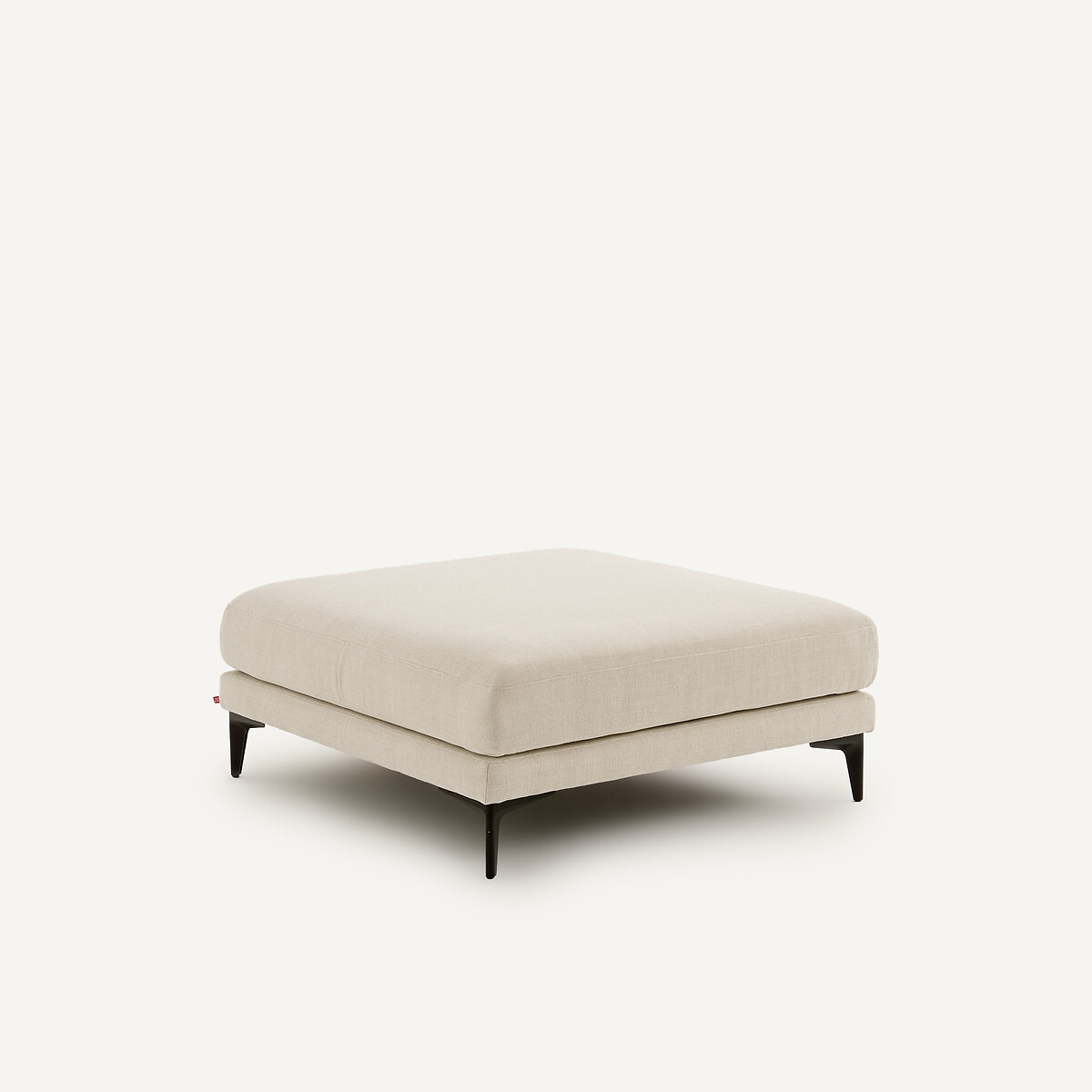 Repose-pieds en polyester natté, MODERNISTE, design Emmanuel Gallina ivoire, EMMANUEL GALLINA X AM.PM