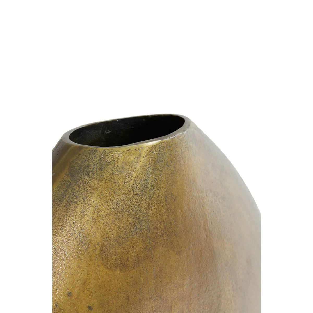 Vase Métal POSITANO bronze, LIGHT & LIVING 