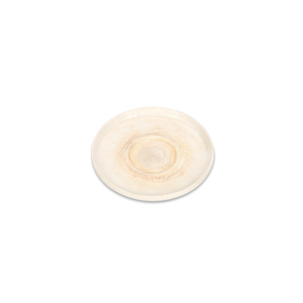 Lot de 4 soucoupes AQUAREL beige, SP COLLECTION