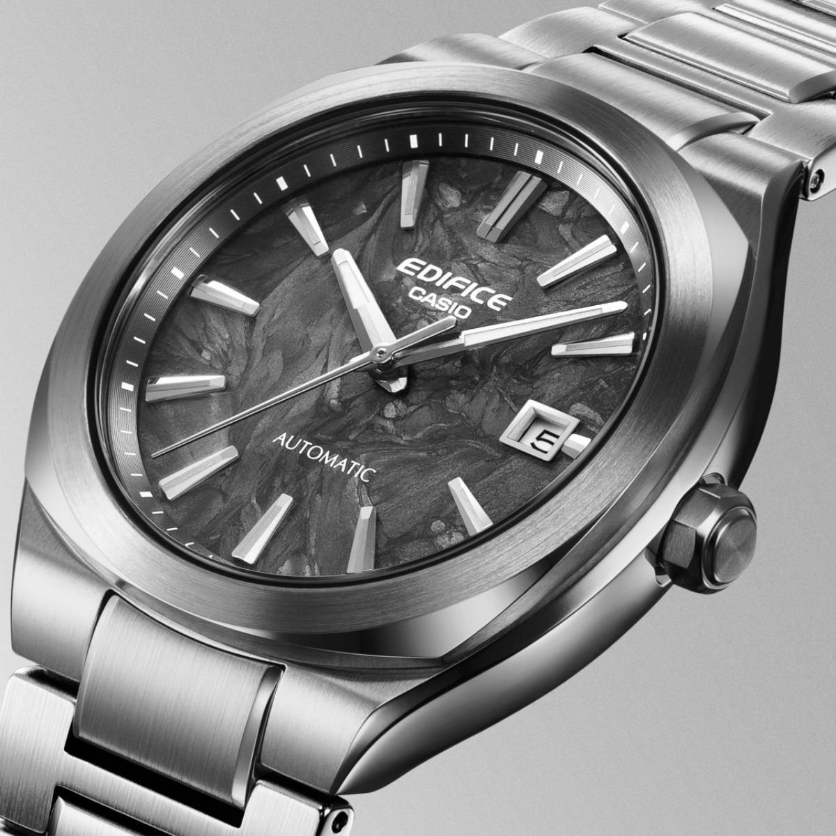 Montre Analogique EDIFICE argenté noir argenté, CASIO
