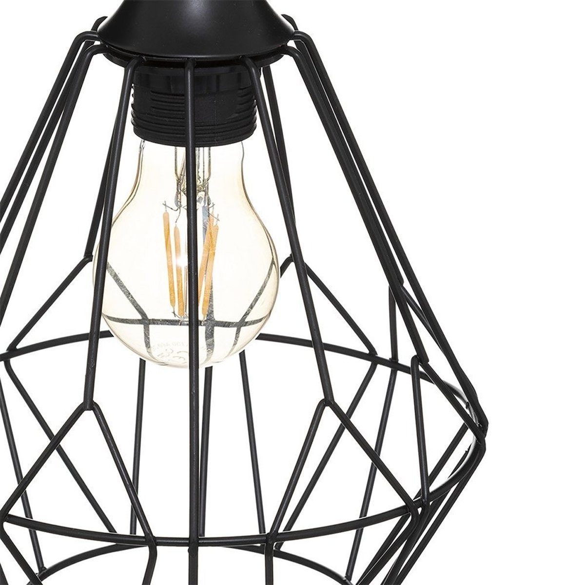 Applique Métal Flave Noir D19 noir, ATMOSPHERA