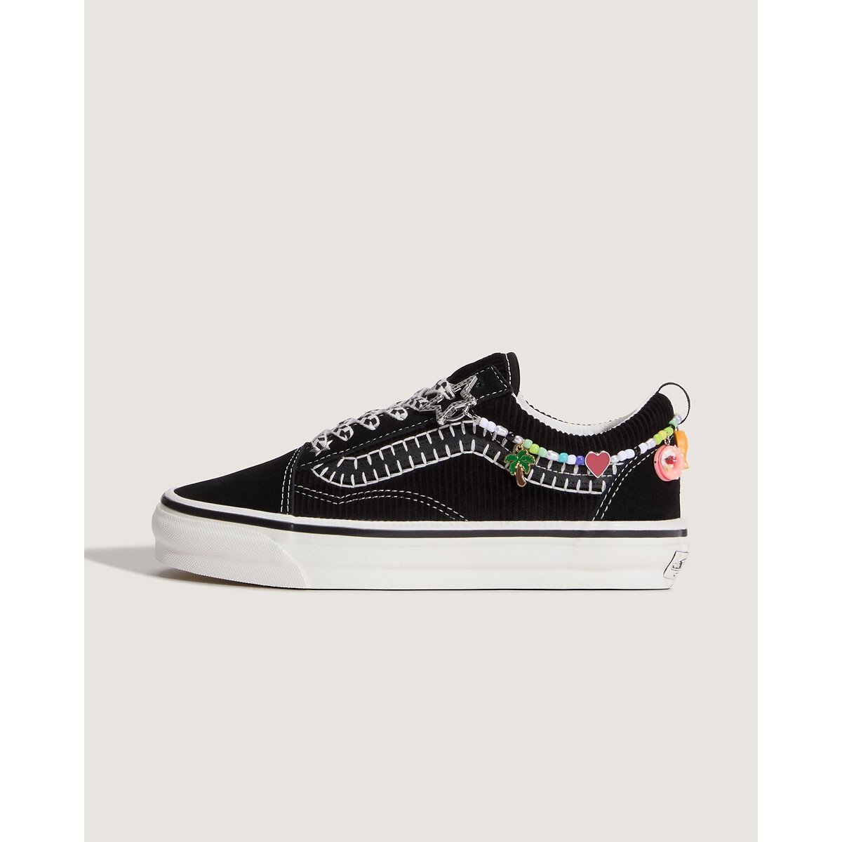 Baskets basses avec charms, Old Skool noir, VANS