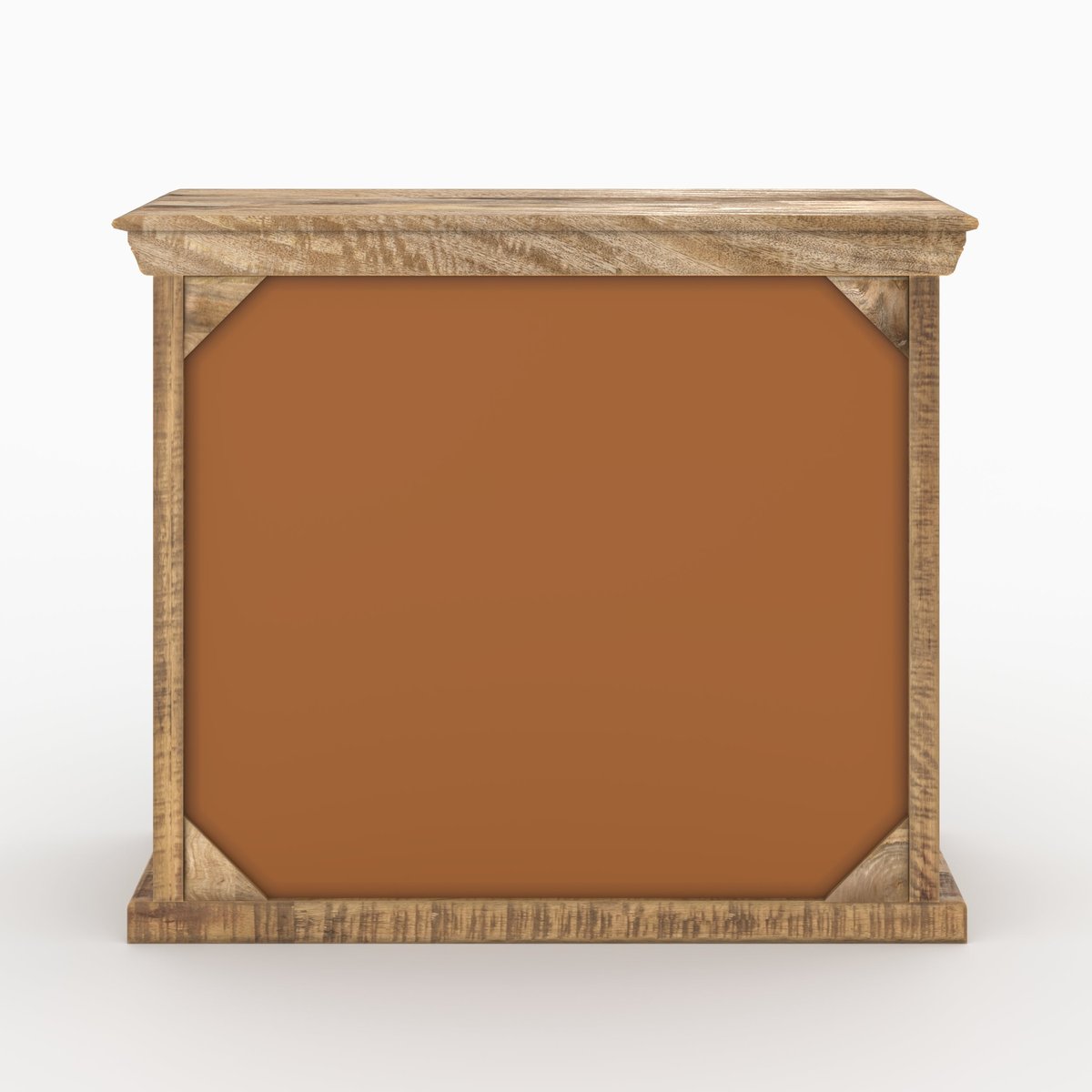 Ensemble 2 buffets moyen et petit en bois de manguier - TABUK marron, MAISON PAVANE