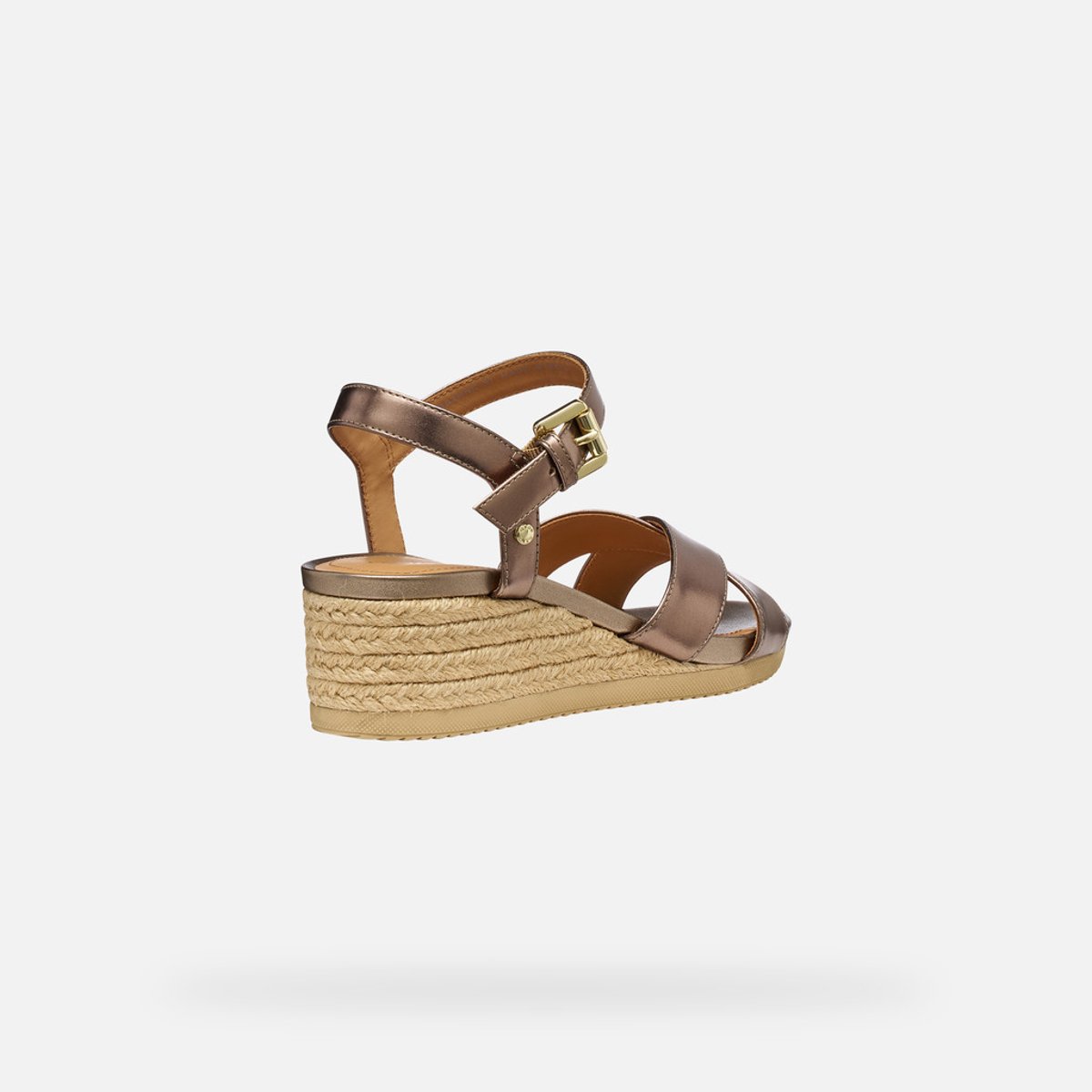Sandales D ISCHIA CORDA beige foncé, GEOX