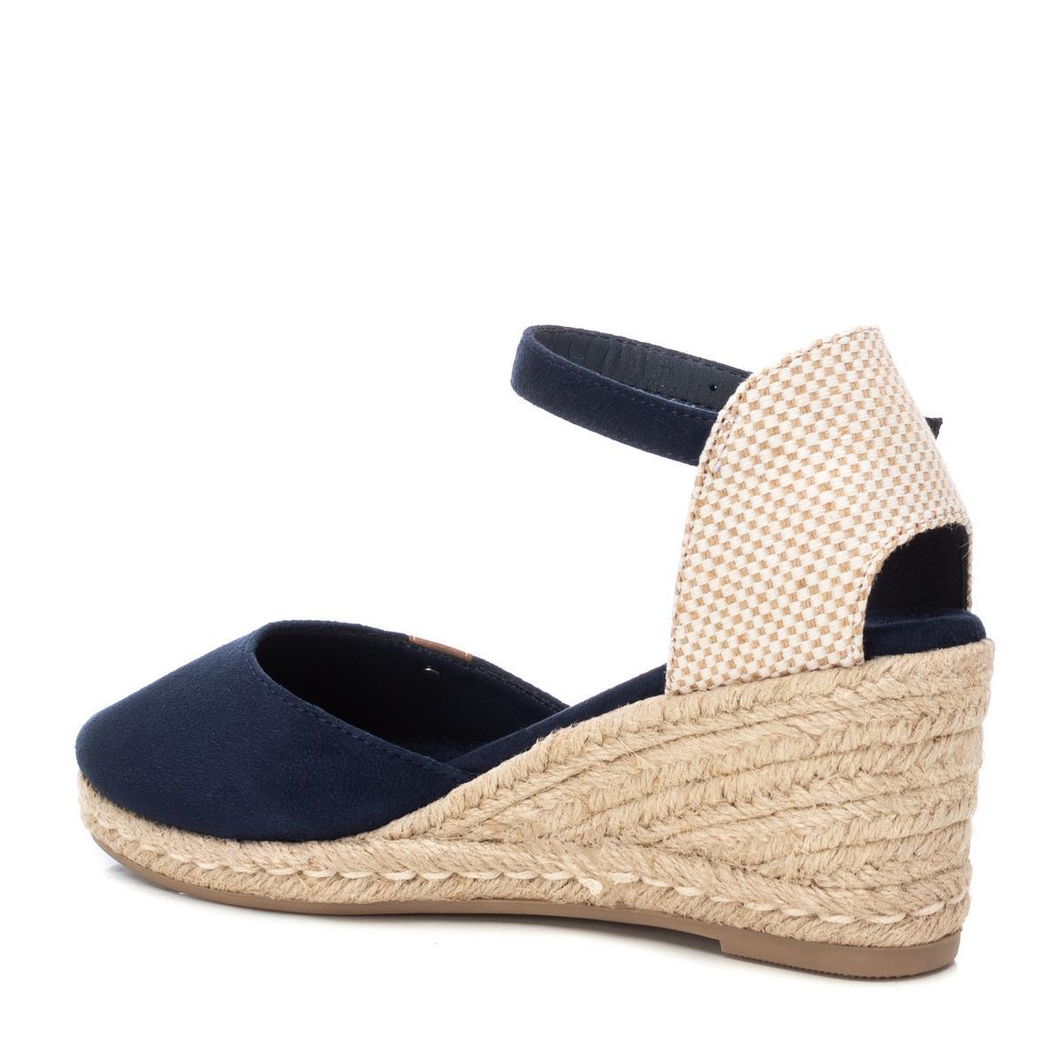 Chaussure Espadrilles Coin Décontractée Boucle bleu marine, REFRESH