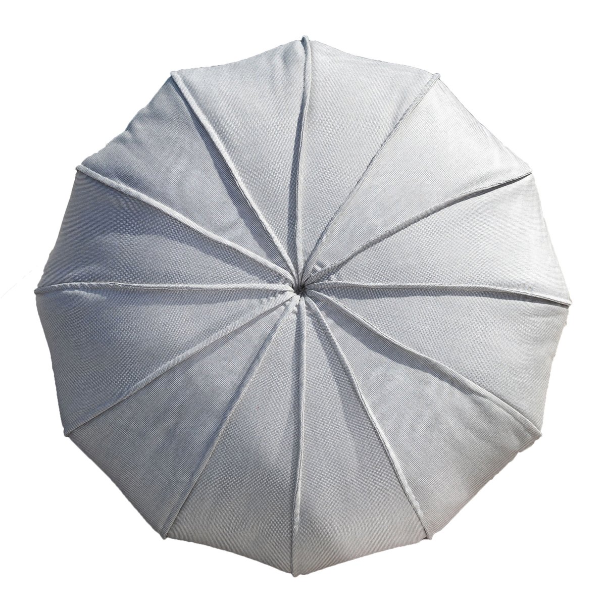 Pouf oursin extérieur flottant déhoussable gris, MX HOME