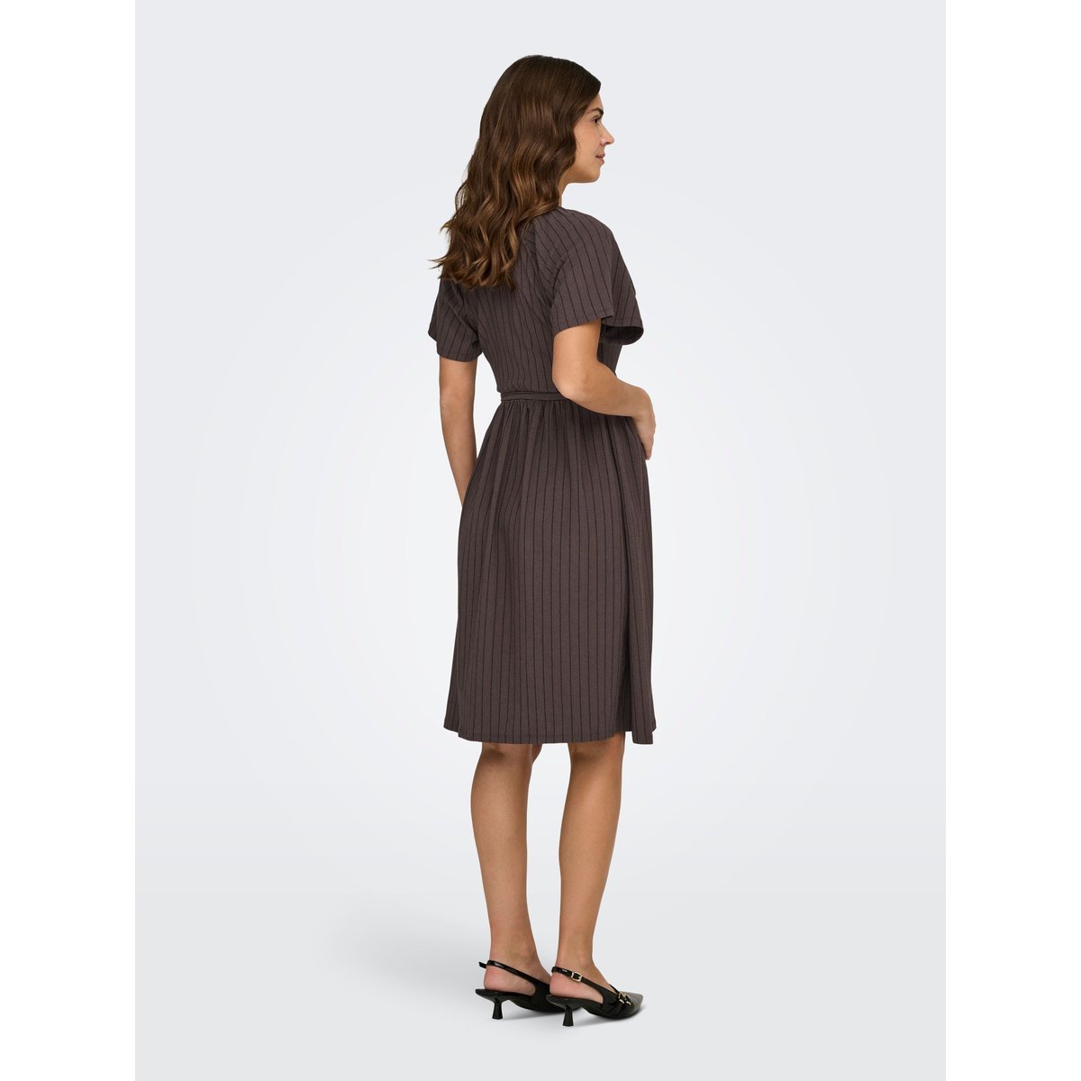 Robe chocolate brown, ONLY