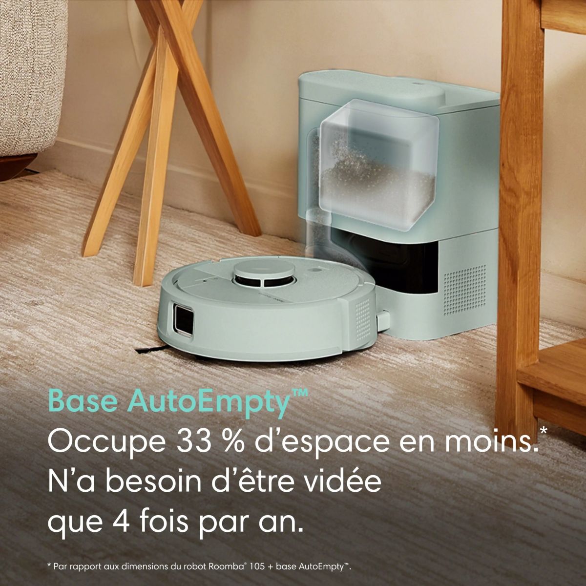 Robot Aspirateur Laveur Roomba Mini Mint F155440 couleur unique, I ROBOT