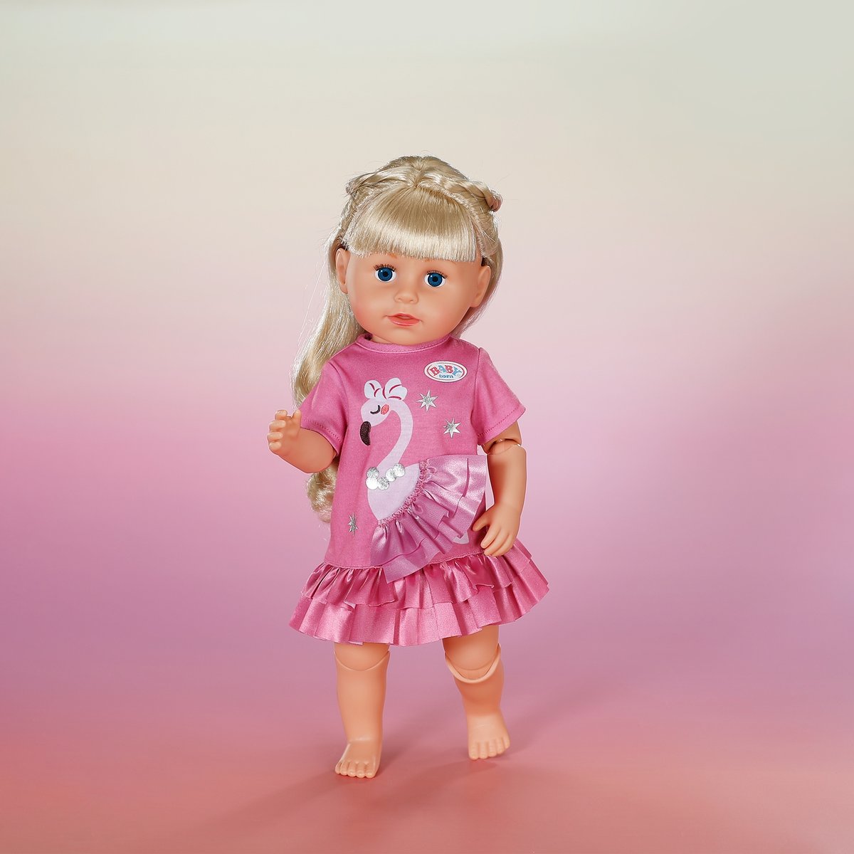 Baby born Robe pour poupée Flamingo 43 cm rose, ZAPF CREATION