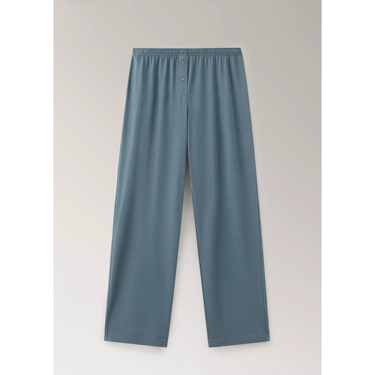 Pantalon de pyjama 100 % coton bleu, MANGO