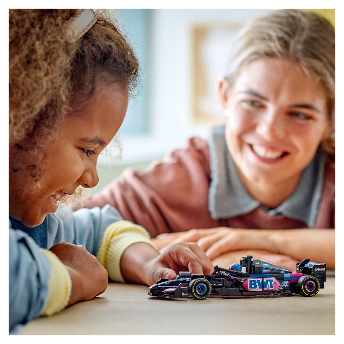 LEGO Speed Champions - Voiture F1 BWT Alpine Team A524 - Modèle de Course 2024 noir, LEGO