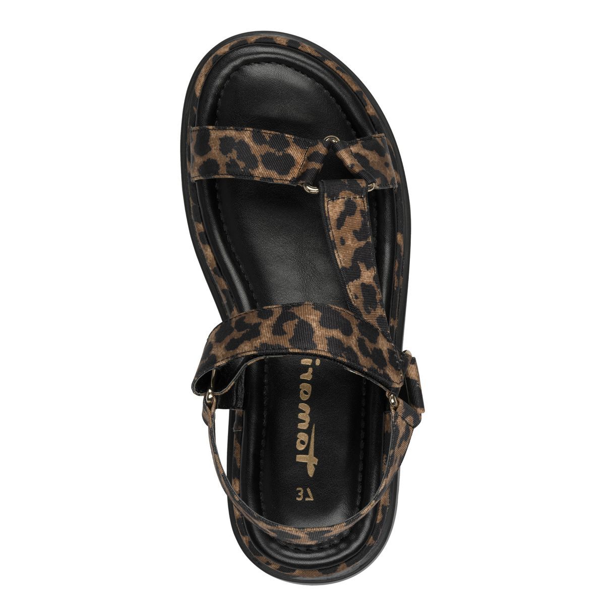 Sandales sportswear léopard, TAMARIS
