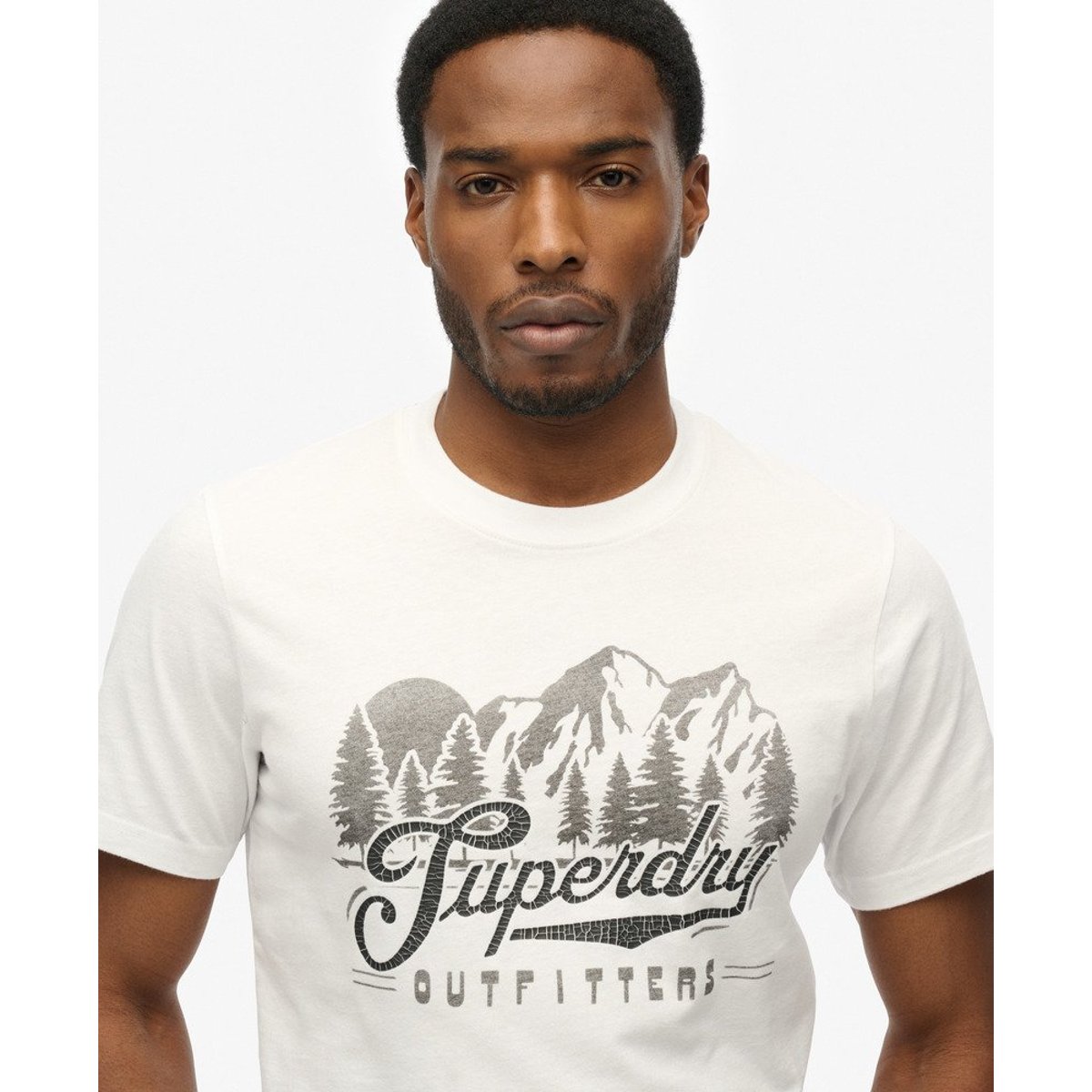T-shirt Outfitters optic, SUPERDRY