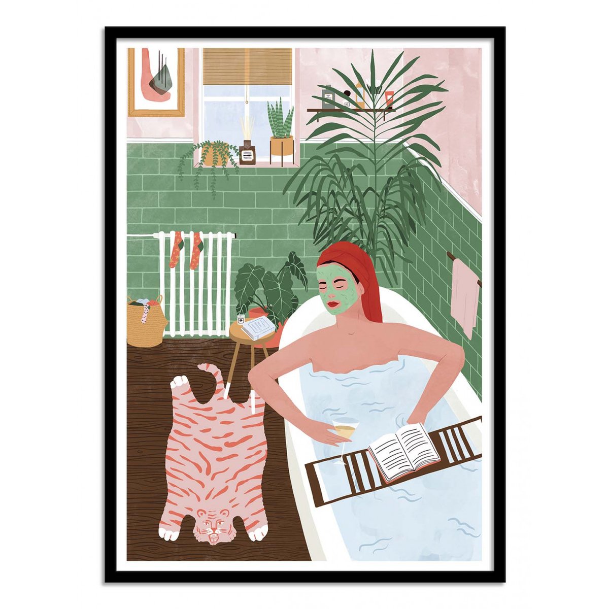 Affiche d'art - Weekend relax - Maja Tomljanic couleur unique, WALL EDITIONS