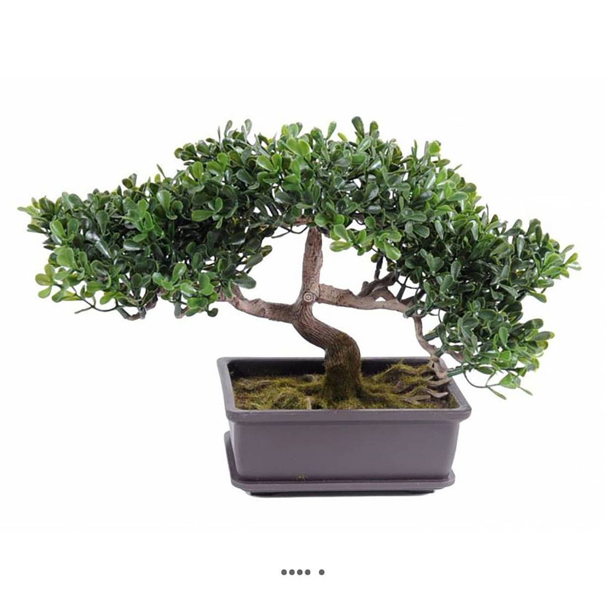 BonsaÏ artificiel feuillage de thé anti-UV H v002239, ARTIFICIELLES