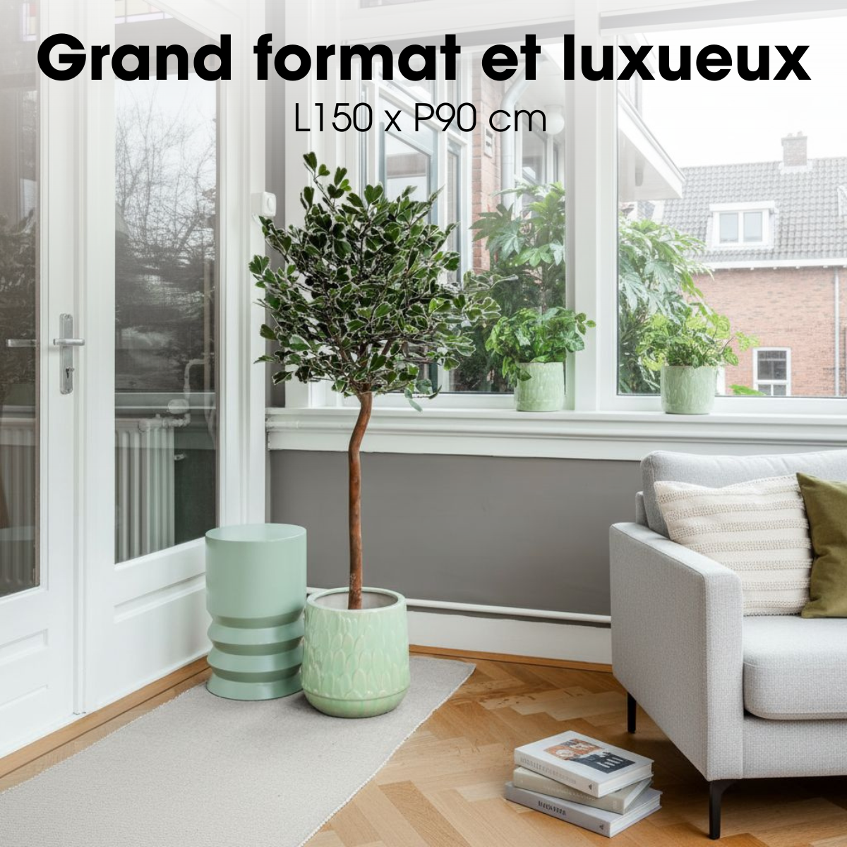 Plante artificielle FICUS vert, MICA DECORATIONS