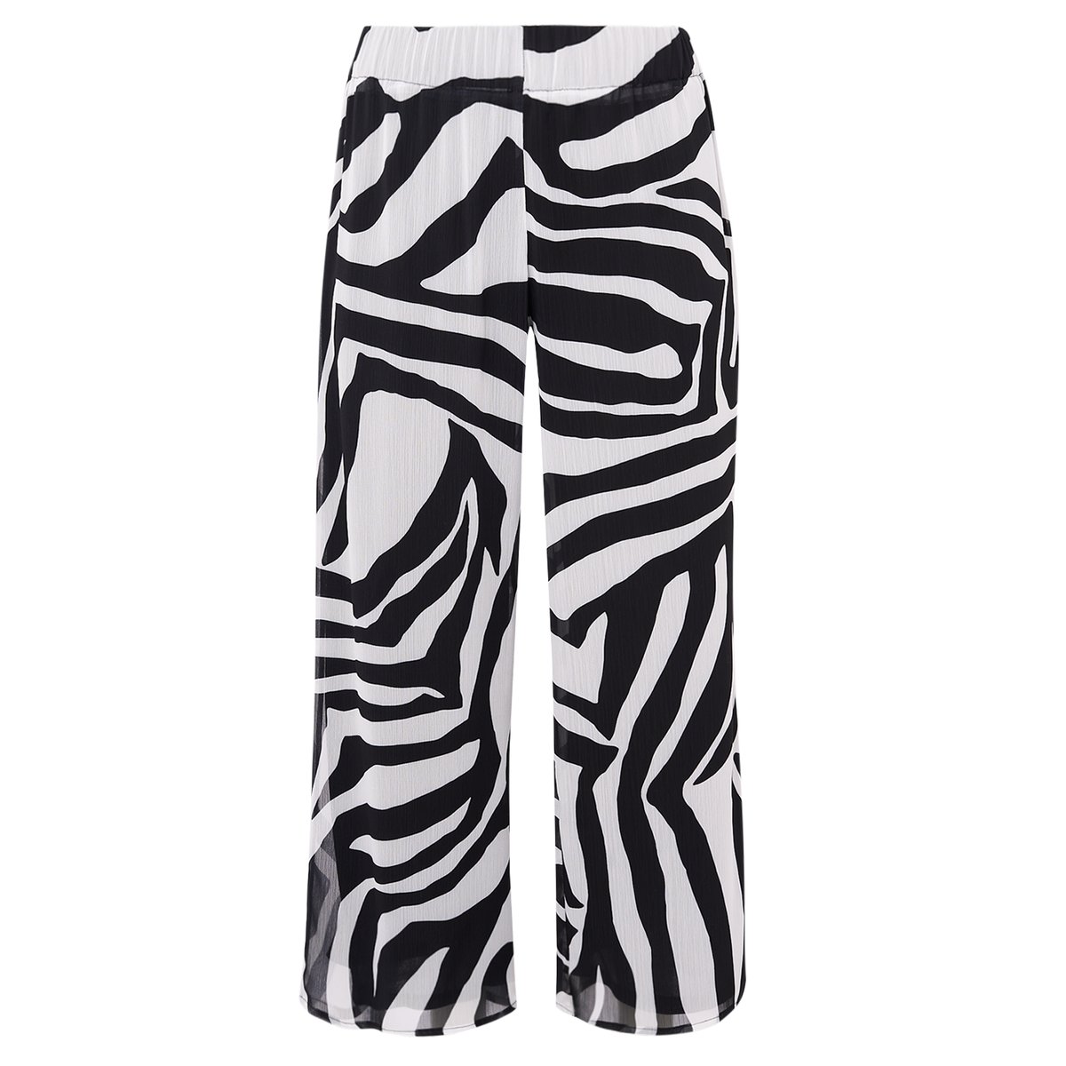 Pantalon imprimée noir, YOEK