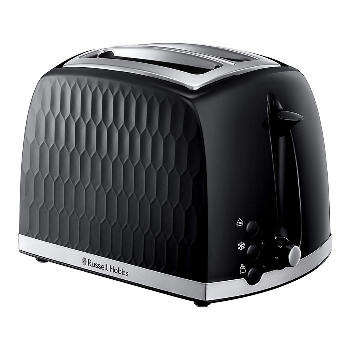 Torradeira para duas fatias, RUSELL HOBBS preto , RUSSELL HOBBS