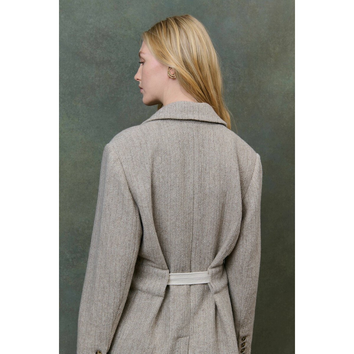 Hanoli Wool Blazer Jacket beige, LOUISE MISHA