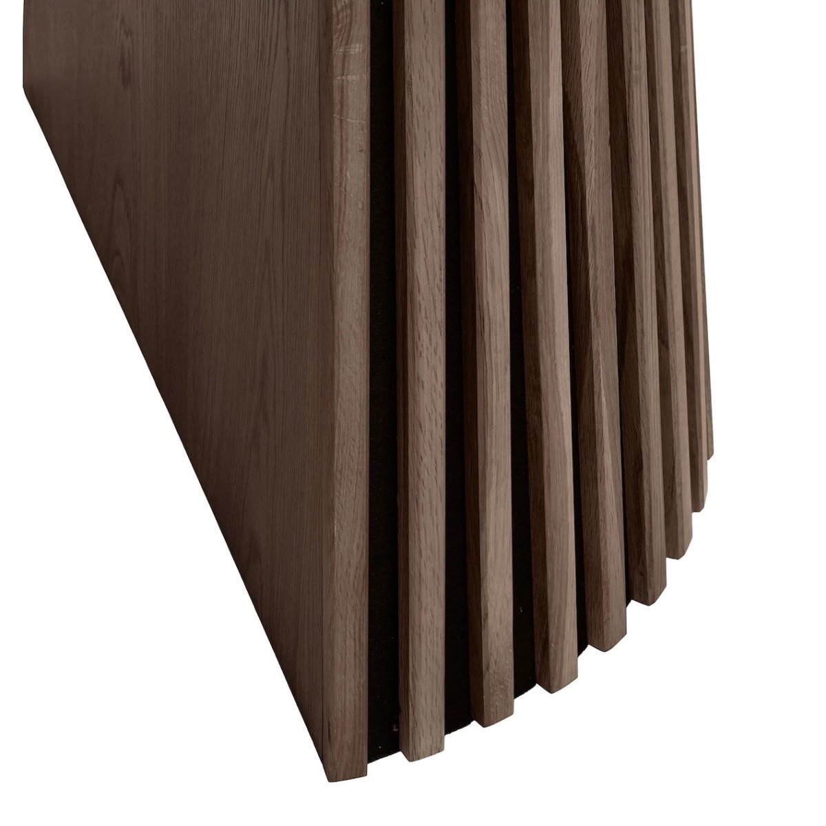 Table ronde extensible en bois - OSAKA marron fumé foncé, HOUSE NORDIC