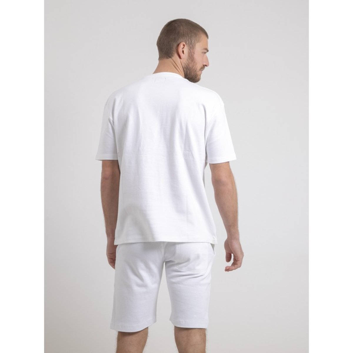T-shirt Col Rond Oversize Pur Coton Nobuka blanc, RITCHIE