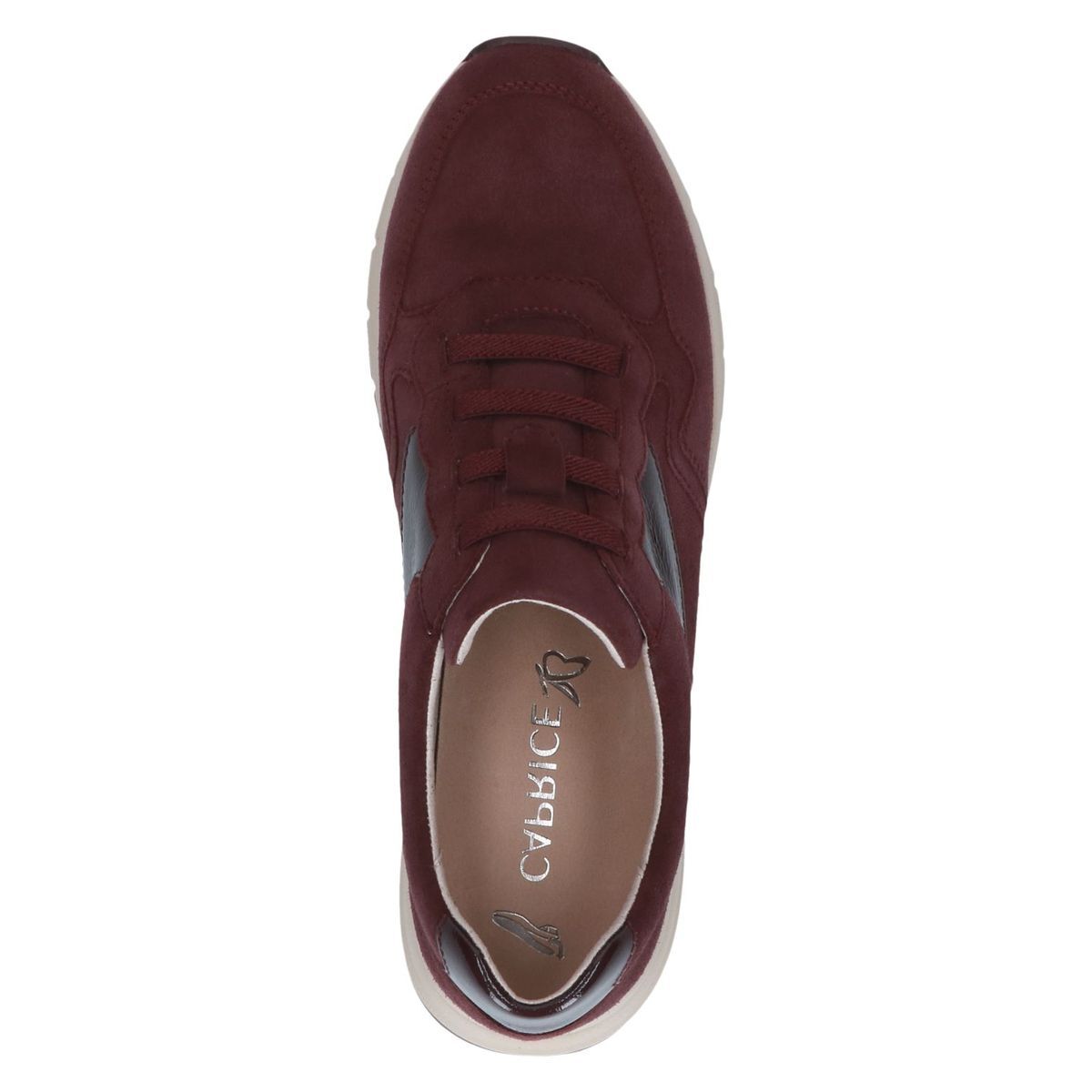 Basket en cuir violet violet raisin, CAPRICE