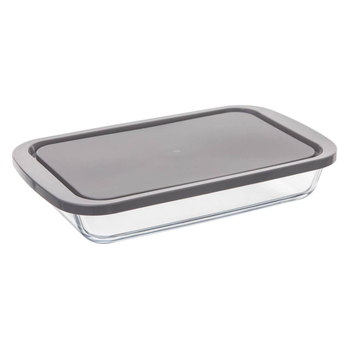 Plat rectangulaire avec couvercle KEEPEAT gris, 5FIVE SIMPLY SMART