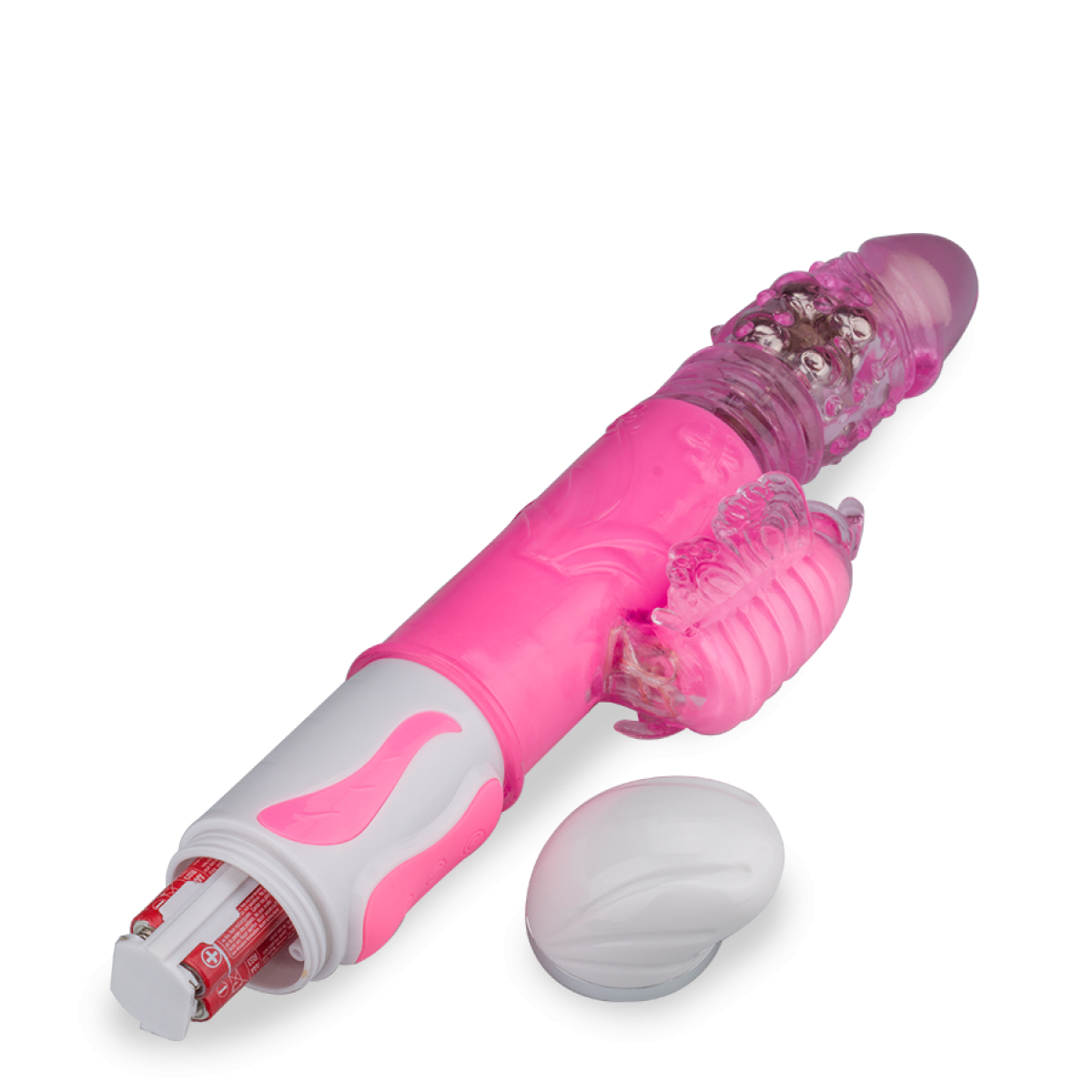 Vibromasseur vibro rabbit rotatif va-et-vient 12 vitesses rose, LOVE AND VIBES