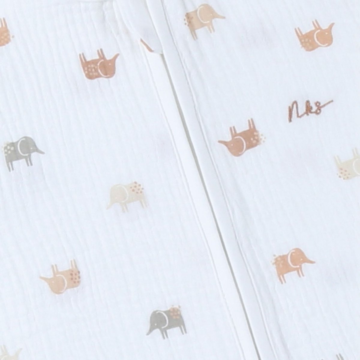 Gigoteuse légère beige, blanc, marron, NOUKIE'S
