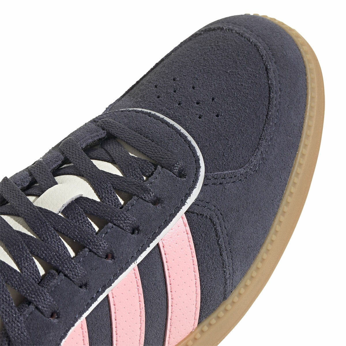 Sneakers Breaknet Sleek Suede marine/rosa, ADIDAS SPORTSWEAR