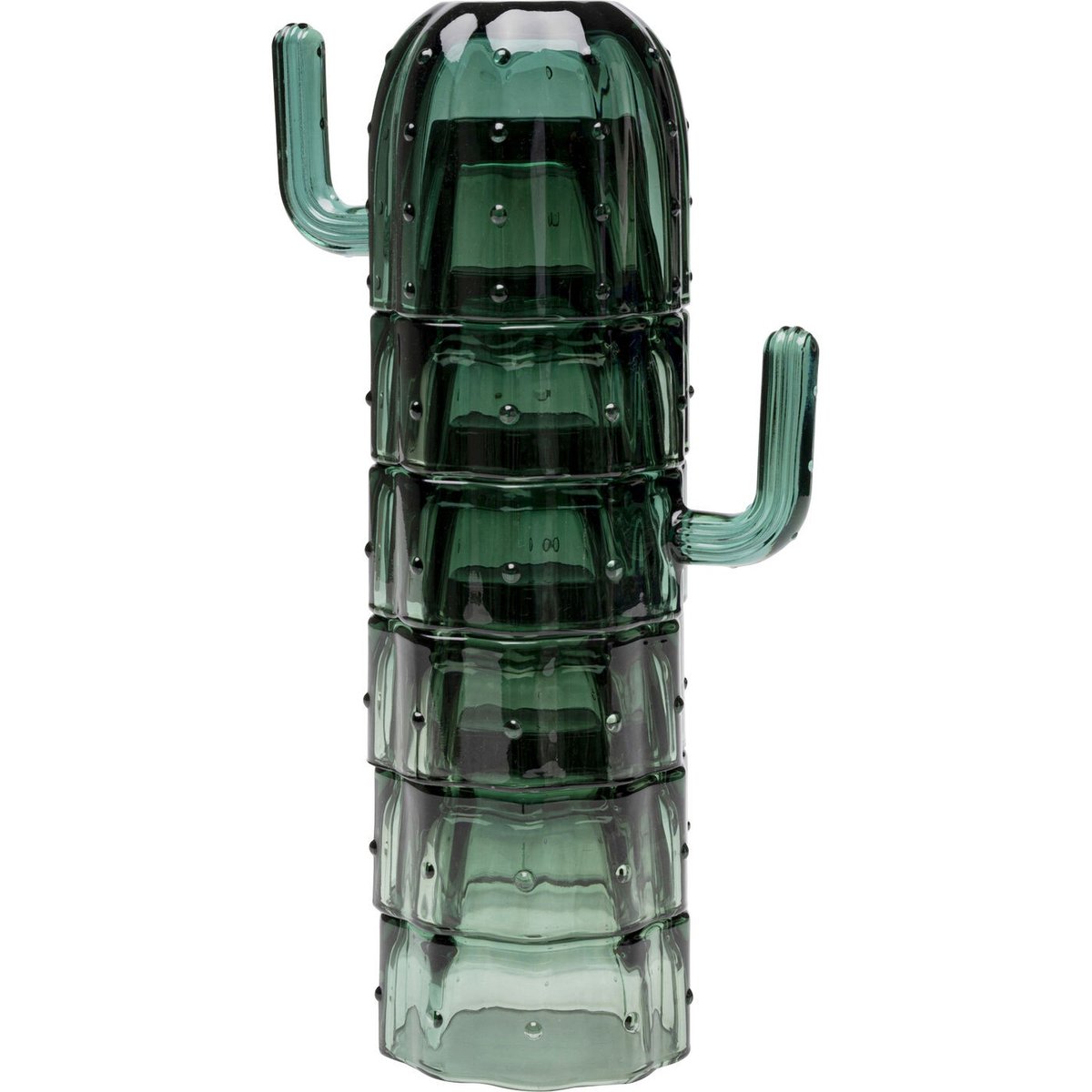 Lot de 6 verres cactus vert, KARE DESIGN